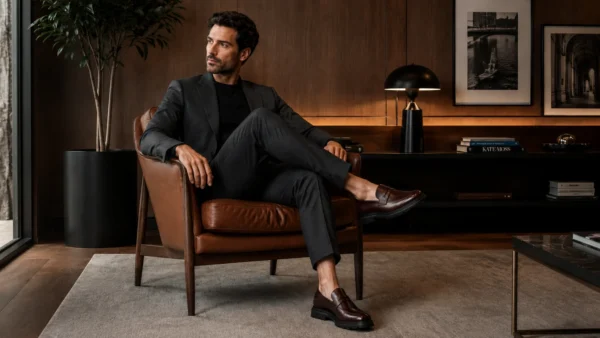 Elevando o estilo masculino com loafers: combinações elegantes