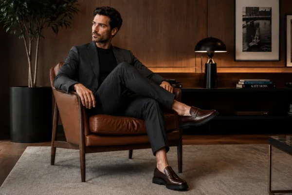Elevando o estilo masculino com loafers: combinações elegantes