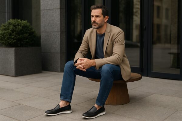Como Escolher e Combinar Mocassim Azul-Marinho Masculino