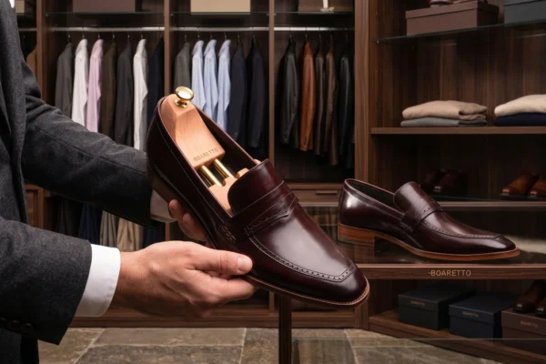 A engenharia do Shoe Tree de cedro: mantendo a estrutura e a elegância original do couro